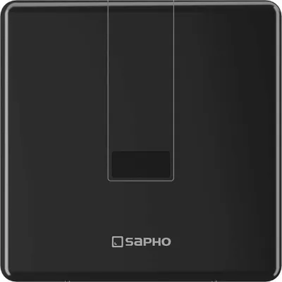 Produktbild von Sapho Automatische Unterputzspülung für Urinal 24V DC, Schwarz