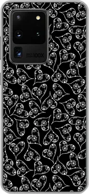 Produktbild von MuchoWow® Handyhülle Schutzhülle Hülle für Telefoonhoesje Samsung Galaxy S20 Ultra Mädchen - Herz - Blumen - Muster - Mädchen - Kinder - Baby Silikon Softcase Handy Hülle - Karteninhaber