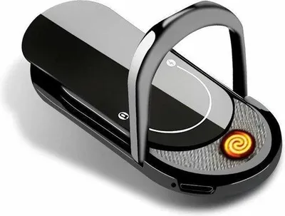 Image de Briquet USB en forme d'anneau, accessoire pour téléphone portable