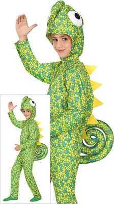 Produktbild von Chamäleon Overall, Größe: 5 - 6 Jahre Farbe: Grün