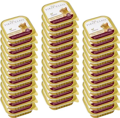 Obrázek produktu pro Akinu FIRST CLASS Drůbeží paštika pro kočky 34 x 100 g