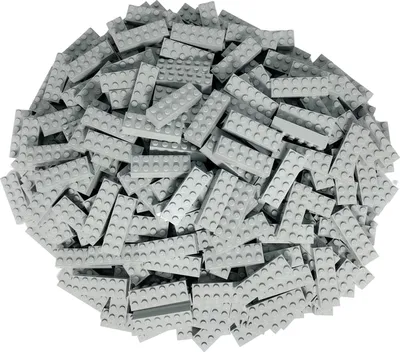 Image de LEGO® Briques 2x6 Gris clair - 2456 NOUVEAU  Quantité 25x