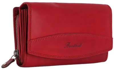 Produktbild von Benthill Damen Geldbörse Leder XXL - Großes Portemonnaie mit RFID Schutz - Echtleder Vintage Damenbörse inkl. Geschenkbox