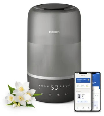 Productafbeelding van Philips luchtbevochtiger serie 1000, 3,0 liter, grijs (HU1510/03)