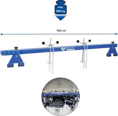 Produktbild von BRILLIANT TOOLS Motorbrücke 500 kg - BT180005