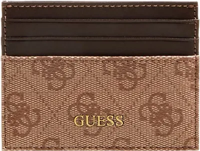Produktbild von Guess Vezzola Herren Synthetik Kartenetui In Braun
