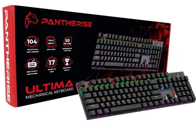 Produktbild von Pantherise Ultima 104 Mechanische Gaming Tastatur RGB LED USB