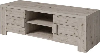 Immagine prodotto di Mobile TV AMEK - 2 ante e 2 vani - Colore quercia - 150 x 48 x 47 cm