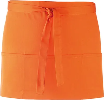 Obrázek produktu pro Premier Workwear PR155 | Kapesní zástěra 'Colours' - 60 x 33 cm - Praní v pračce: do 60° - Barva: oranžová (cca Pantone 1655) - Rozměr: 60 x 33 cm