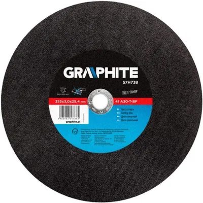Immagine prodotto di GRAPHITE Mola per metallo 355 x 3,0 x 25,4 mm 41 A30-T-BF