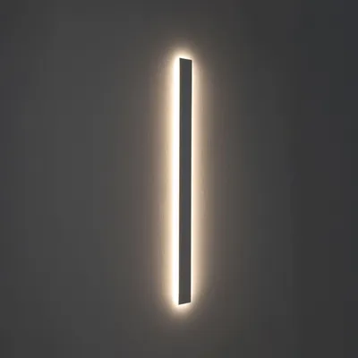 Produktbild von LED Wandlampe Metall 118 cm hoch Weiß länglich 3000 K warmweiß 1200 lm Modern