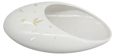 Productafbeelding van Kerstkom Bean M (30x20x9 cm), gouden kerstdecoratie