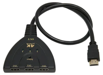 Produktbild von 4K HD Multimedia Interface Switcher 3 in 1 Out Port Hub Selector für Xbox PS5 HDTV PC