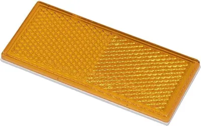 Produktbild von Reflektor bernsteinfarben 82x36mm selbstklebend