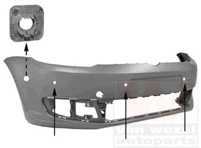 Produktbild von VAN WEZEL Stoßstange Stoßfänger für VW TOURAN (1T1, 1T2) Grundiert 5735576