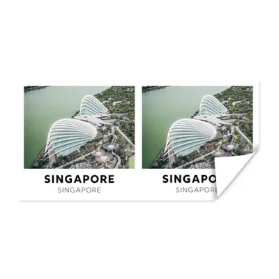 Produktbild von MuchoWow® Poster Singapur - Architektur - Asien 160x80 cm - Foto Poster
