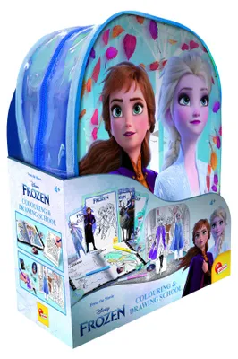 Image de Lisciani 92925 - Frozen école de peinture et de dessin avec sac à dos livre de peinture dessiner enfants