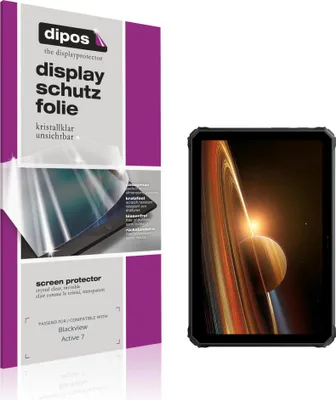 Produktbild von 2x Schutzfolie für Blackview Active 7 klar Displayschutzfolie Folie Display Schutz dipos