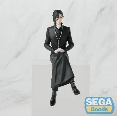 Image de Statue en PVC Perching PM « Black Butler : Boarding School Arc », Sebastian Michaelis, 16 cm
