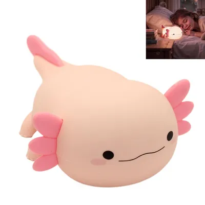 Produktbild von USB Dinosaurier Nachtlampe, Hexagon Touch Licht, Warmweiß, Timer 30 Min, Silikon Kinder Nachtlicht, Einschlafhilfe, Stimmungslicht Schlaflicht