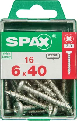 Produktbild von Spax Universalschrauben 6.0 x 40 mm TX 30 - 16 Stk.