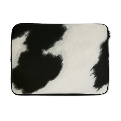 Produktbild von MuchoWow® Laptop Hülle 13 Zoll Tiere - Kuh - Fell Laptoptasche - Laptophülle - Sleeve - Rundumschutz