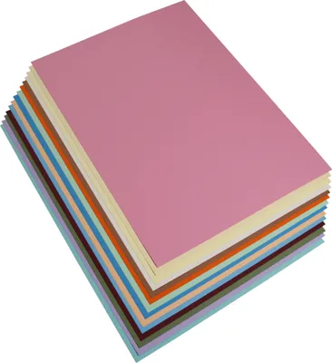 Produktbild von Clairefontaine Fotokarton 50x70cm 270g 2x14 Bogen Pastellfarben sortiert 97299C