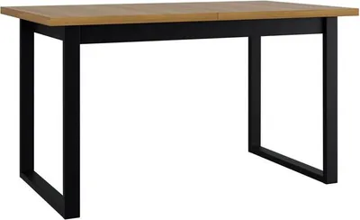 Obrázek produktu pro Kuchyňský rozkládací stůl 140x80 cm ALVARADO 5 - dub grandson / černý