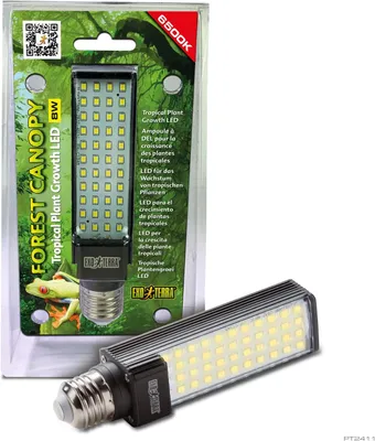 Productafbeelding van Terrariumlamp LED - 8 W E27 6500 K - 300° draaibaar - voor planten en reptielen