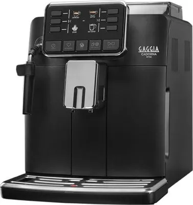 Produktbild von Gaggia CADORNA STYLE, Espressomaschine, 1,5 l, Gemahlener Kaffee, Eingebautes Mahlwerk, 1900 W, Schwarz