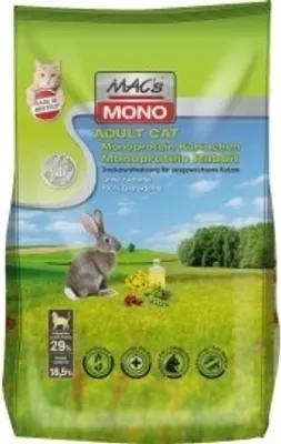 Produktbild von MAC's Katzen Trocken - Mono Kaninchen, Adult, jede Rasse, Kaninchen, 300 g, Getreidefrei