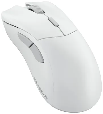 Immagine prodotto di Glorious Gaming Model D 2 PRO Wireless, lato destro, ottico, RF Wireless, 26000 DPI, 1 ms, bianco