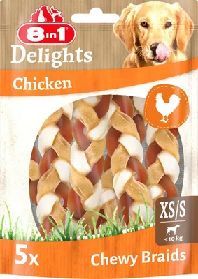 Produktbild von 8in1 Hundeleckerli Kauzopf Mini 75 g