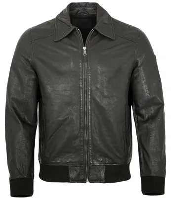 Produktbild von Mauritius - Herren Lederjacke Lammnappa schwarz : 3XL