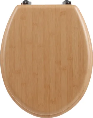 Obrázek produktu pro MDF toaletní sedátko, bambusový efekt, univerzální