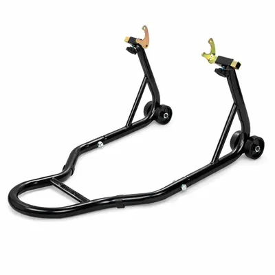 Immagine prodotto di Cavalletto alzamoto nero,solleva moto posteriore regolabile universale,carico massimo 300 kg, Redats