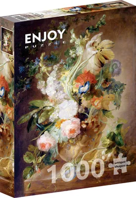 Immagine prodotto di Puzzle 1000 pezzi Enjoy – Jan van Huysum: Vaso con fiori