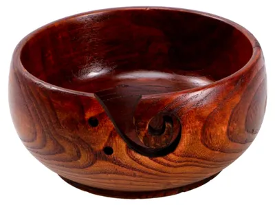 Produktbild von Holz Garnschale zur Aufbewahrung von Wollknäueln