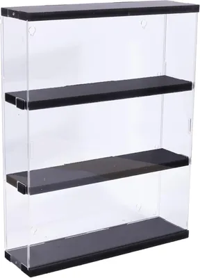 Productafbeelding van Acryl wanddisplaykast transparant, voor verzamelobjecten, voor thuis