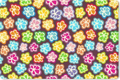 Produktbild von MuchoWow® Schreibtischunterlage Mädchen - Blume - Schnittmuster - Mädchen - Kinder - Kinder 60x40 cm - XXL Mauspad - Großes Mauspad