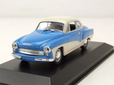 Produktbild von Minichamps 1:43 WARTBURG A 311 COUPE - 1958 - BLUE/WHITE