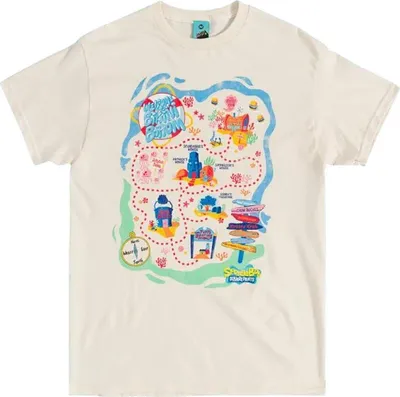 Produktbild von SpongeBob SquarePants - "Bikini Bottom" T-Shirt für Herren/Damen Uni TT880 (L) (Beige)