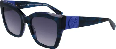 Produktbild von Longchamp LO762S Striped blue 52/20/140 Damen Sonnenbrillen