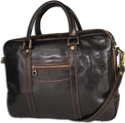 Produktbild von Toscanto Handbags , Businesstasche, braun Leder OTT148SN