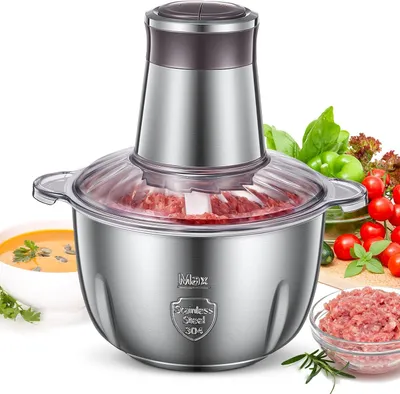 Obrázek produktu pro Mixér – Elektrický mixér – Multifunkční kuchyňský robot – s 2 rychlostmi – nerezová mísa o objemu 2,5 litru