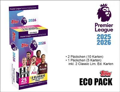 Produktbild von Topps Premier League 2025/26 Trading Cards Eco Pack