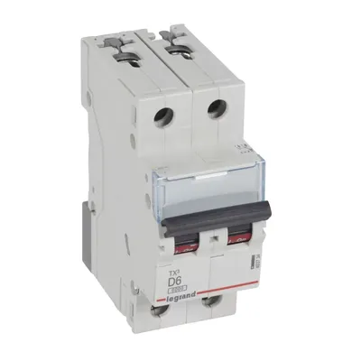 Produktbild von Legrand TX3, Miniatur-Leistungsschalter, Typ D, IP20, 240 - 415 V