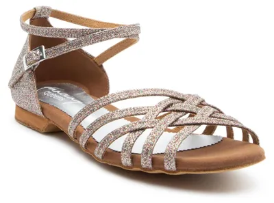 Produktbild von Dancing Queens Joy Tanzschuhe - Absatz: 1.0 cm flat - Wildleder-Sohle
