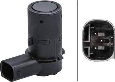 Produktbild von HELLA 6PX 358 141-511 Einparkhilfe Parksensor Gewinkelt für RENAULT Clio III Schrägheck (BR0/1, CR0/1) TWINGO II (CN0) MODUS / GRAND MODUS (F/JP0)