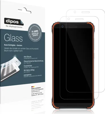 Obrázek produktu pro 2x Ochranná fólie pro Blackview BV4900 Pro - Anti-Shock 9H Film dipos Glass Plastic Glass